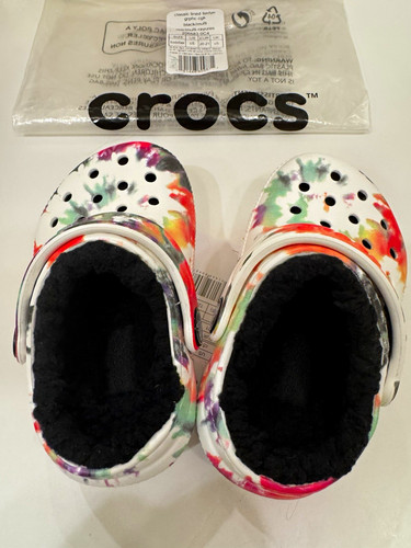 Crocs classic lined - crocs, tie-dye