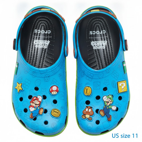 Crocs super mario classic clog - super,